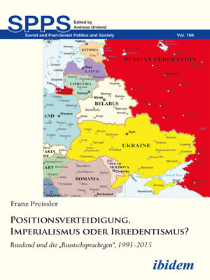 cover image of Positionsverteidigung, Imperialismus oder Irredentismus?